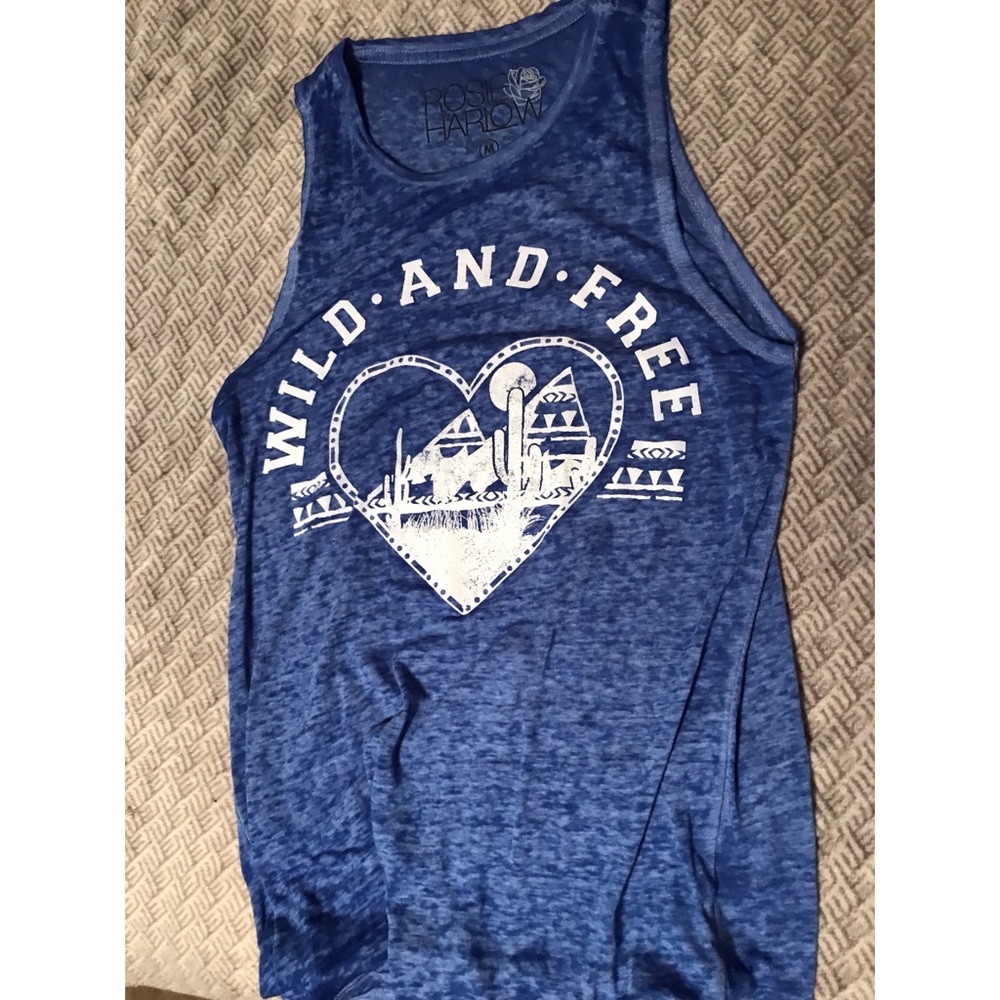 Blue Tank Top